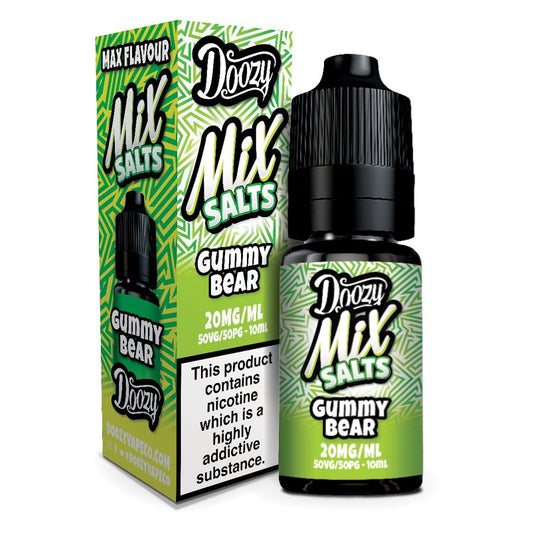 Doozy Mix Salts - 10ml - Gummy Bear - PJW Vapes | Glasgow Vape Wholesaler