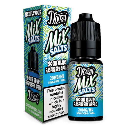 Doozy Mix Salts - 10ml - Sour Raspberry Apple - PJW Vapes | Glasgow Vape Wholesaler