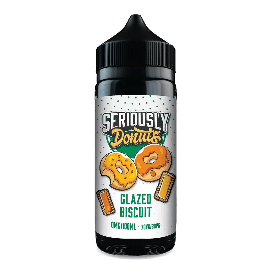 Doozy Seriously Donuts - 100ml - Glazed Biscuit - PJW Vapes | Glasgow Vape Wholesaler