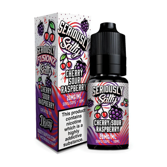 Doozy Seriously Salty Fusionz - 10ML - Cherry Sour Raspberry - PJW Vapes | Glasgow Vape Wholesaler