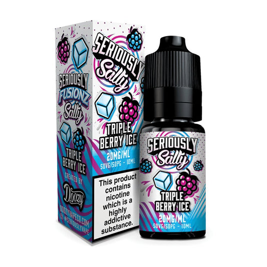 Doozy Seriously Salty Fusionz - 10ML - Tripple Berry Ice - PJW Vapes | Glasgow Vape Wholesaler