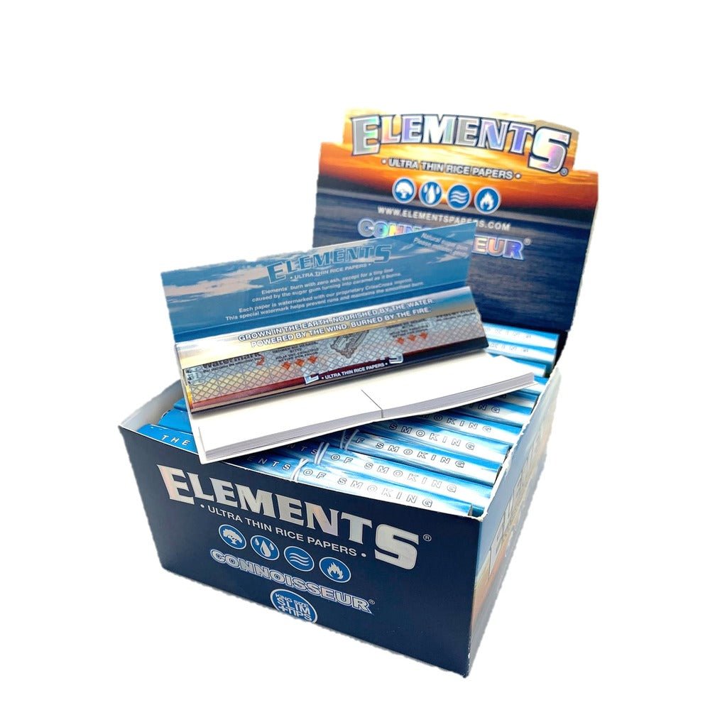 Elements - Blue Connoisseur Papers + Tips - PJW Vapes | Glasgow Vape Wholesaler