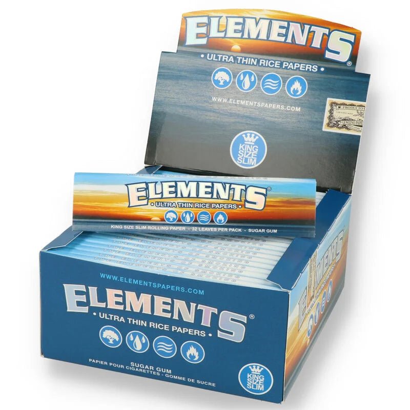 Elements - Blue King Size Papers - PJW Vapes | Glasgow Vape Wholesaler