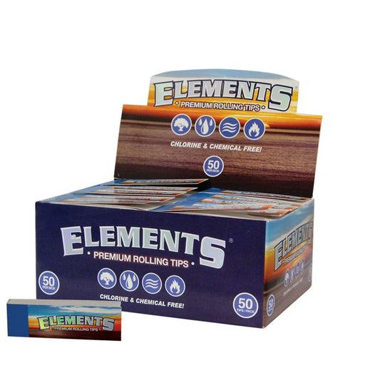 Elements - Filter Tips Unperforated Slim - PJW Vapes | Glasgow Vape Wholesaler