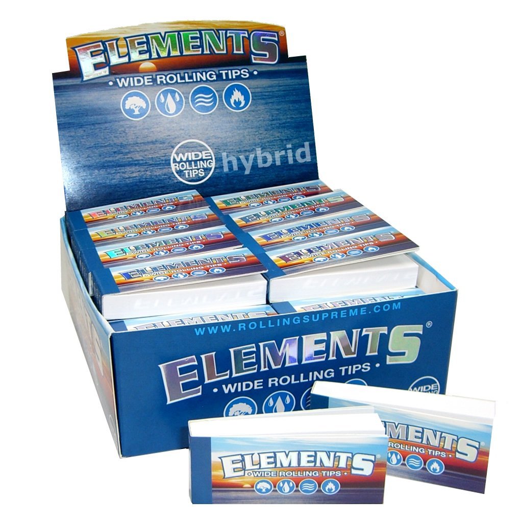 Elements - Perforated Tips - Blue - PJW Vapes | Glasgow Vape Wholesaler