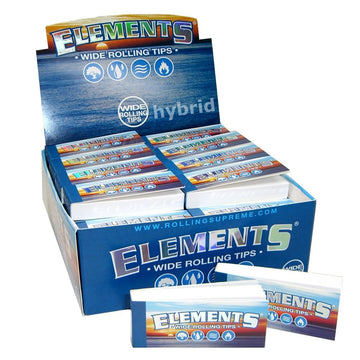 Elements - Perforated Tips - Blue - PJW Vapes | Glasgow Vape Wholesaler