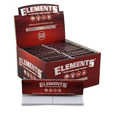 Elements - Red Conniosseur + Tips - PJW Vapes | Glasgow Vape Wholesaler