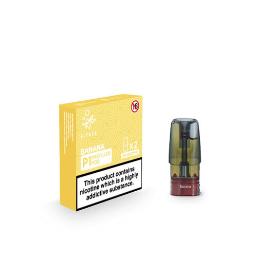 Elf Bar P1 Prefilled Pod - Banana - PJW Vapes | Glasgow Vape Wholesaler