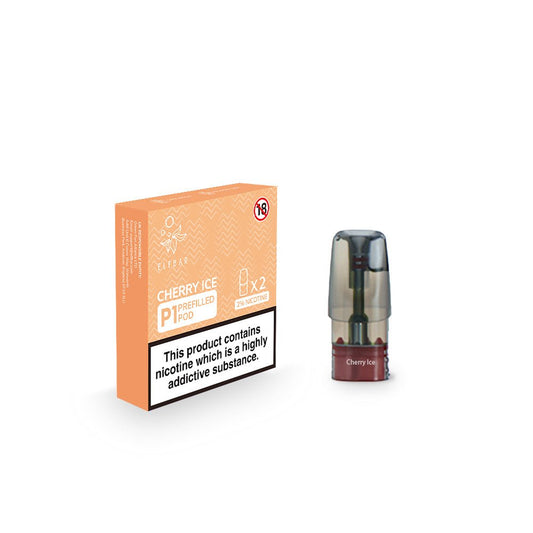 Elf Bar P1 Prefilled Pod - Cherry Ice - PJW Vapes | Glasgow Vape Wholesaler