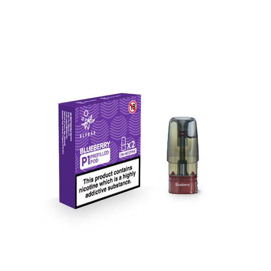 Elf Bar P1 Prefilled Pod - Elf Bar P1 Prefilled Pod Blueberry - PJW Vapes | Glasgow Vape Wholesaler
