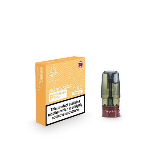 Elf Bar P1 Prefilled Pod - Elf Bar P1 Prefilled Pod Orange Soda - PJW Vapes | Glasgow Vape Wholesaler