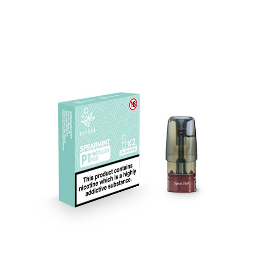 Elf Bar P1 Prefilled Pod - Elf Bar P1 Prefilled Pod Spearmint - PJW Vapes | Glasgow Vape Wholesaler