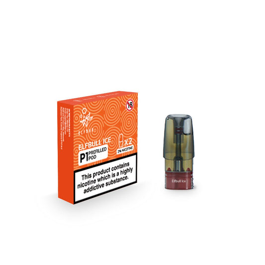 Elf Bar P1 Prefilled Pod - Elfbull Ice - PJW Vapes | Glasgow Vape Wholesaler