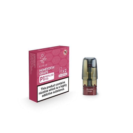 Elf Bar P1 Prefilled Pod - Honeydew Grape - PJW Vapes | Glasgow Vape Wholesaler