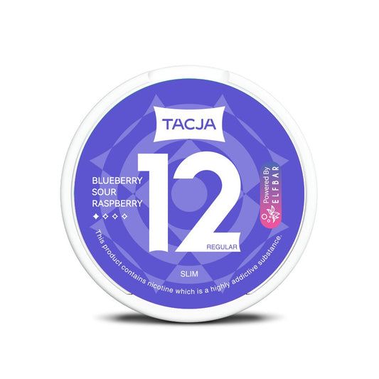 Elfbar Tacja Pouches - Blueberry Sour Raspberry - PJW Vapes | Glasgow Vape Wholesaler