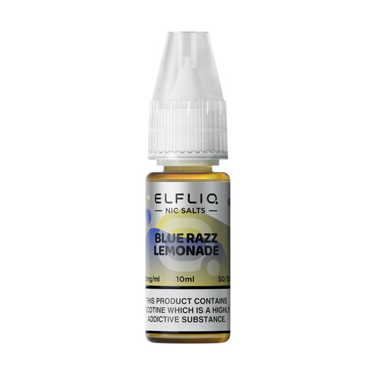 ELFLIQ Nic Salt - 10ml - Blue Razz Lemonade - PJW Vapes | Glasgow Vape Wholesaler