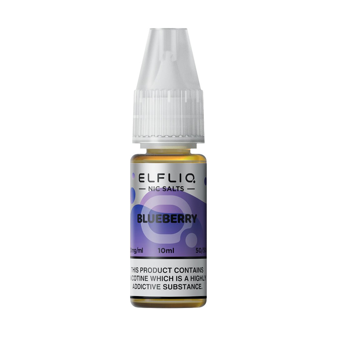 ELFLIQ Nic Salt - 10ml - Blueberry - PJW Vapes | Glasgow Vape Wholesaler
