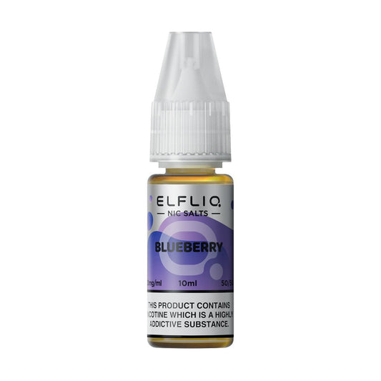 ELFLIQ Nic Salt - 10ml - Blueberry - PJW Vapes | Glasgow Vape Wholesaler
