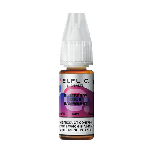 ELFLIQ Nic Salt - 10ml - Blueberry Sour Raspberry - PJW Vapes | Glasgow Vape Wholesaler