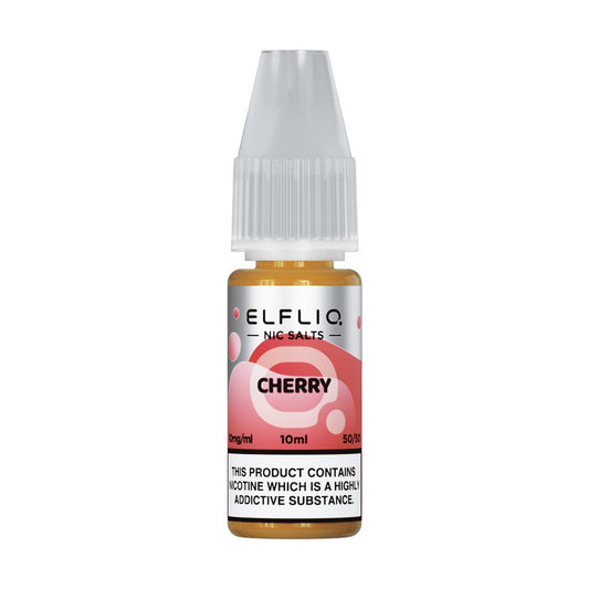 ELFLIQ Nic Salt - 10ml - Cherry - PJW Vapes | Glasgow Vape Wholesaler