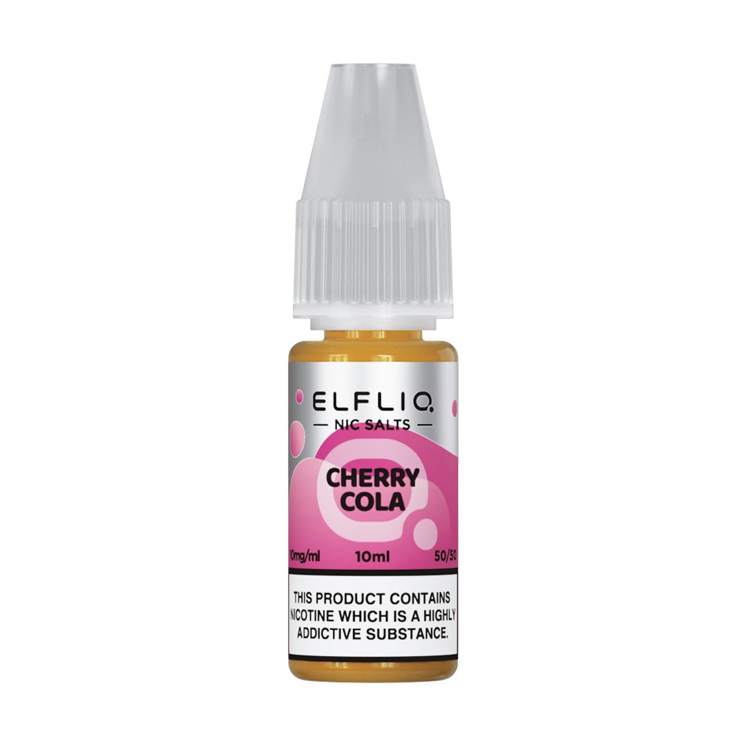 ELFLIQ Nic Salt - 10ml - Cherry Cola - PJW Vapes | Glasgow Vape Wholesaler