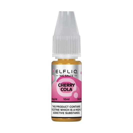 ELFLIQ Nic Salt - 10ml - Cherry Cola - PJW Vapes | Glasgow Vape Wholesaler