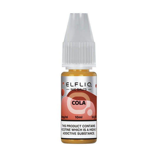 ELFLIQ Nic Salt - 10ml - Cola - PJW Vapes | Glasgow Vape Wholesaler