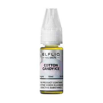 ELFLIQ Nic Salt - 10ml - Cotton Candy Ice - PJW Vapes | Glasgow Vape Wholesaler