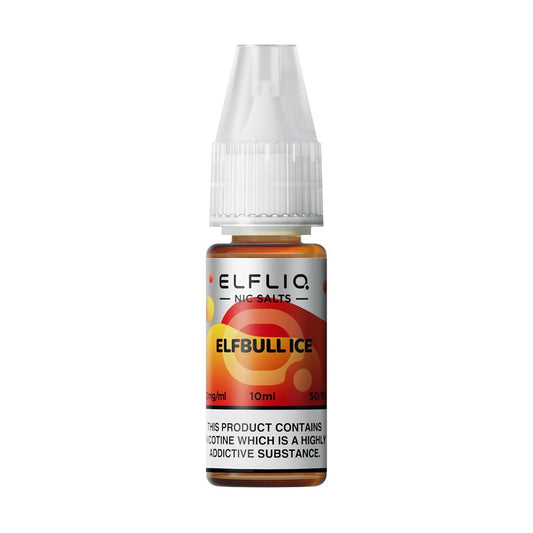 ELFLIQ Nic Salt - 10ml - Elfbull Ice - PJW Vapes | Glasgow Vape Wholesaler