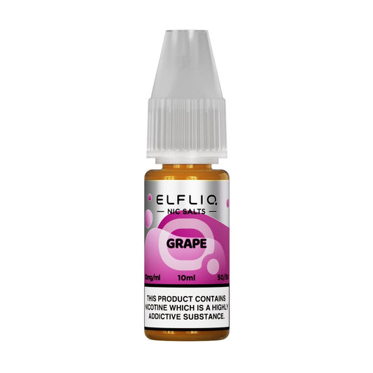 ELFLIQ Nic Salt - 10ml - Grape - PJW Vapes | Glasgow Vape Wholesaler