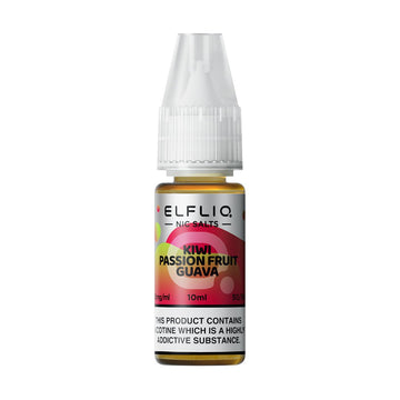 ELFLIQ Nic Salt - 10ml - Kiwi Passion Fruit Guava - PJW Vapes | Glasgow Vape Wholesaler