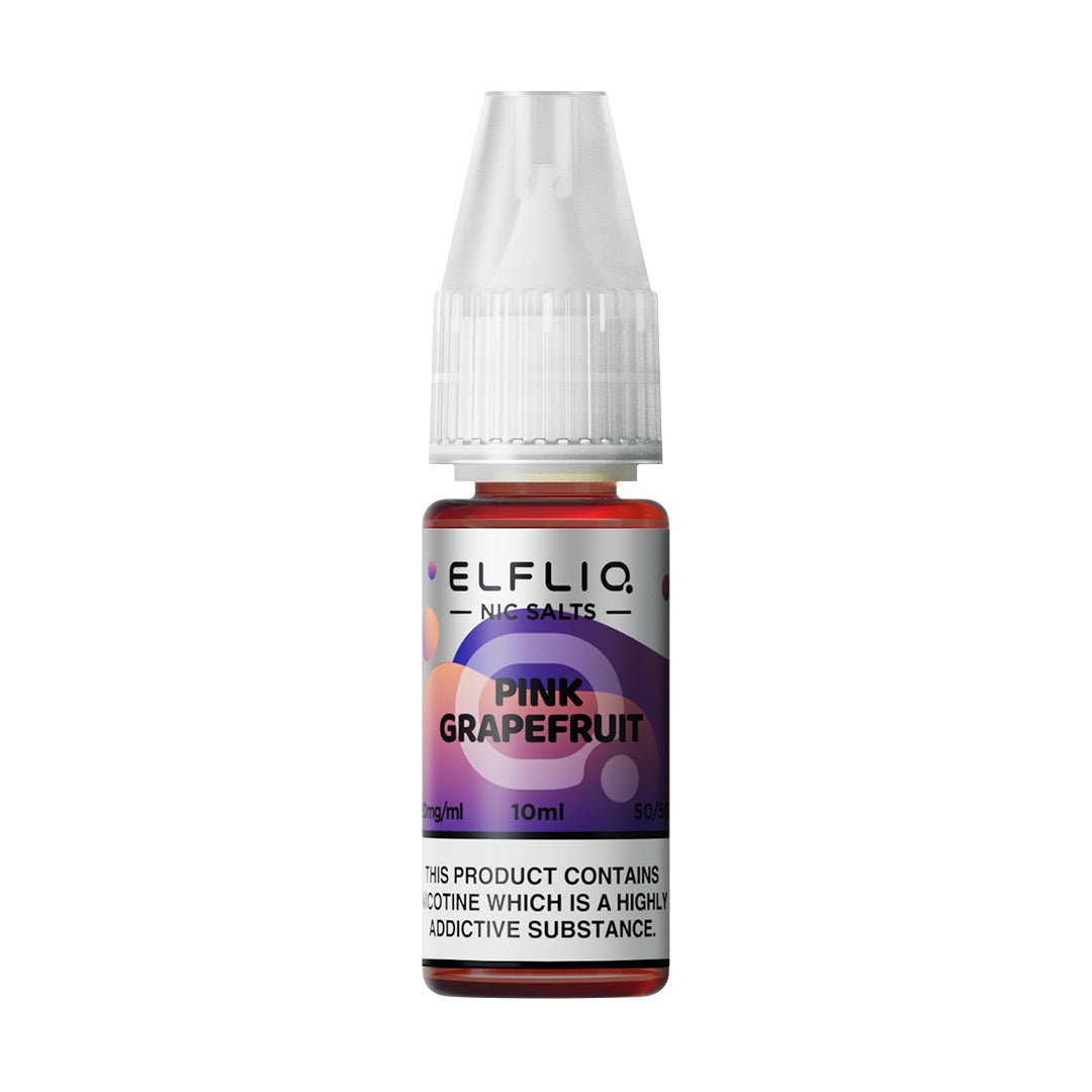 ELFLIQ Nic Salt - 10ml - Pink Grapefruit - PJW Vapes | Glasgow Vape Wholesaler