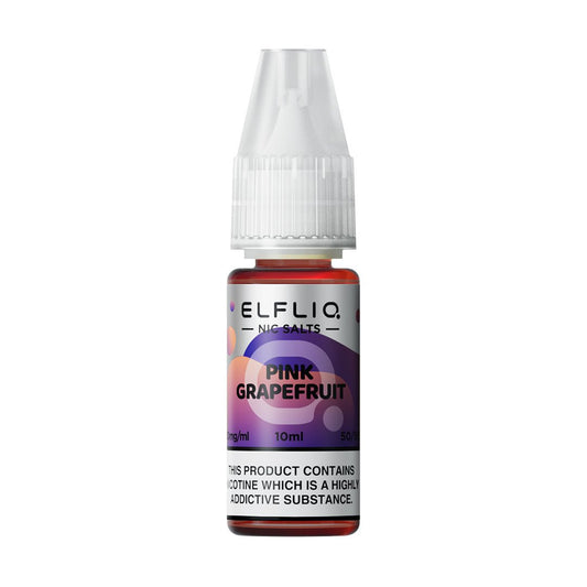 ELFLIQ Nic Salt - 10ml - Pink Grapefruit - PJW Vapes | Glasgow Vape Wholesaler