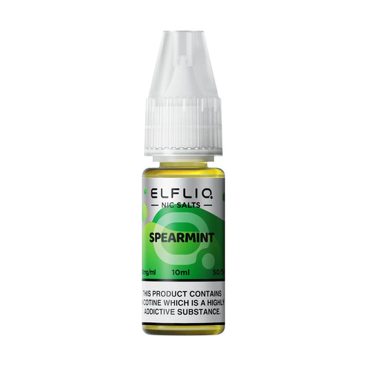 ELFLIQ Nic Salt - 10ml - Spearmint - PJW Vapes | Glasgow Vape Wholesaler