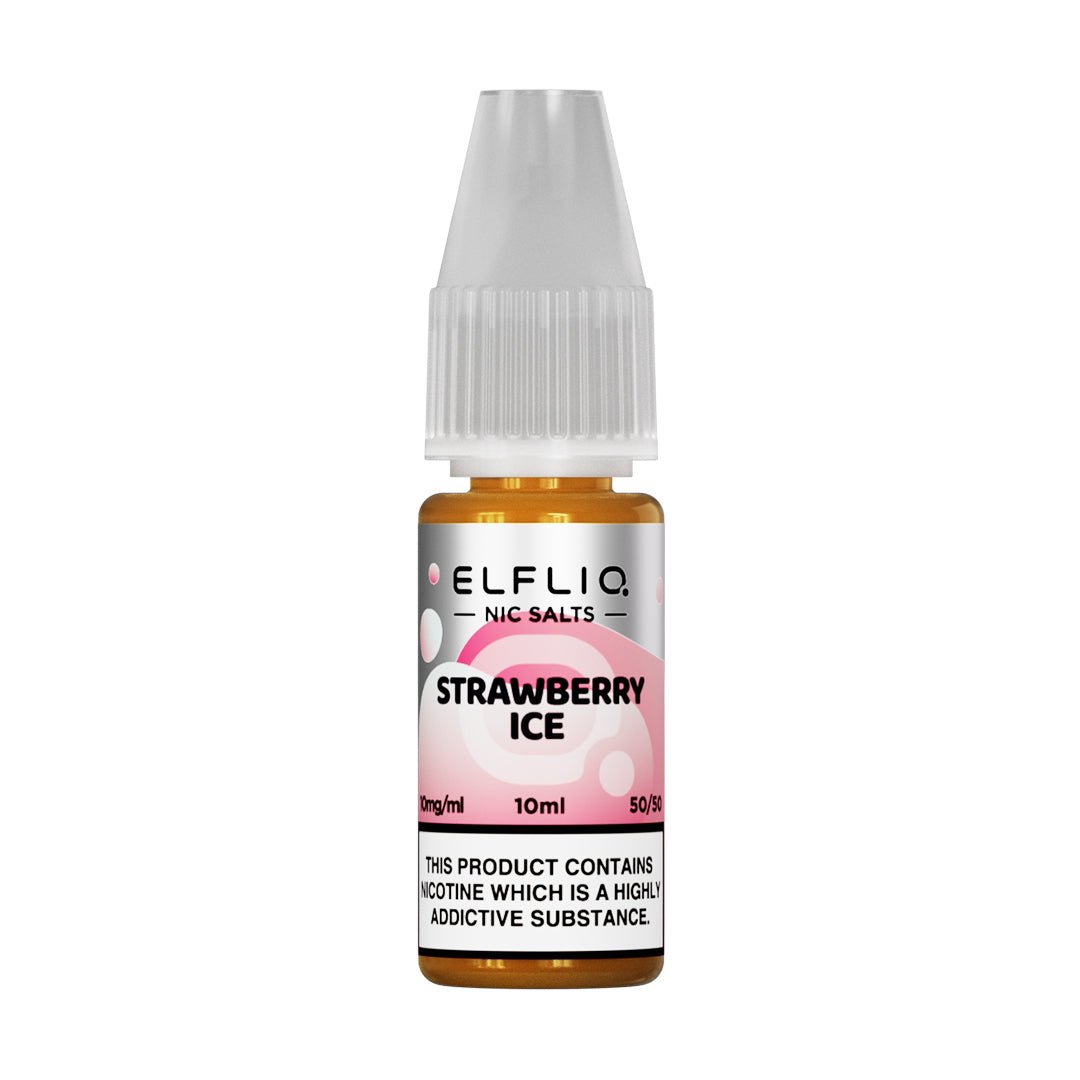 ELFLIQ Nic Salt - 10ml - Strawberry Ice - PJW Vapes | Glasgow Vape Wholesaler
