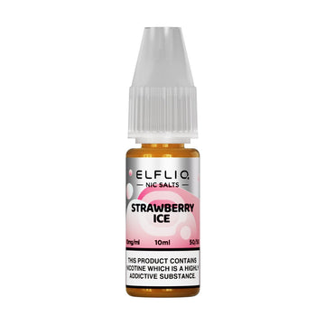 ELFLIQ Nic Salt - 10ml - Strawberry Ice - PJW Vapes | Glasgow Vape Wholesaler