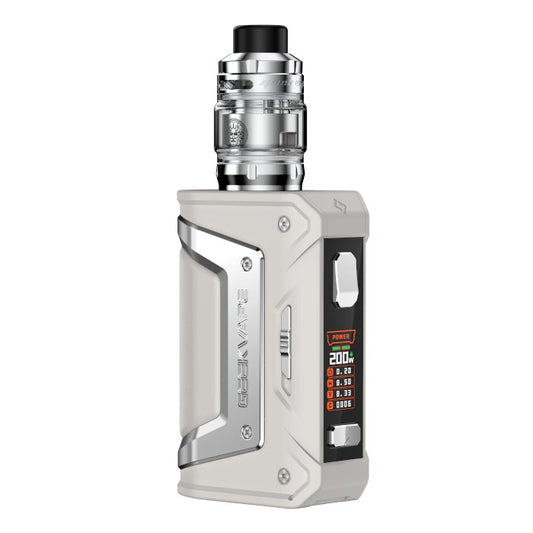 Geek Vape L200 Classic Kit - Silver - PJW Vapes | Glasgow Vape Wholesaler