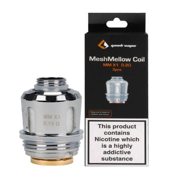 Geek Vape - Meshmellow MMx1 Coils - 0.2 Ohm - PJW Vapes | Glasgow Vape Wholesaler