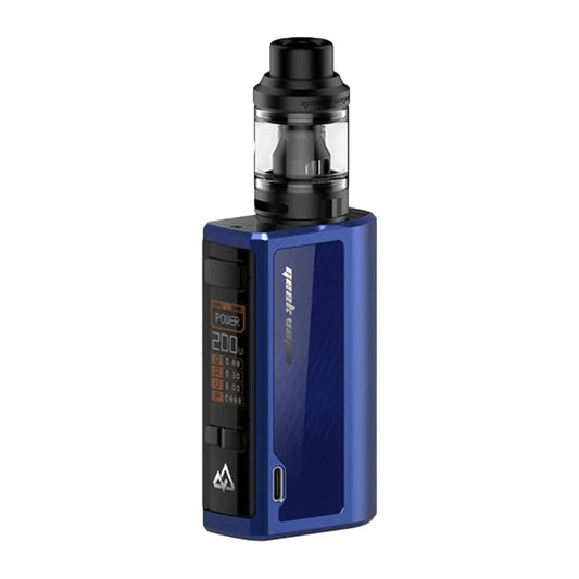 Geek Vape Obelisk 200 Mod Kit - Blue - PJW Vapes | Glasgow Vape Wholesaler