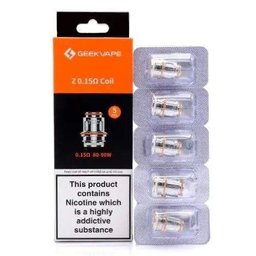 Geek Vape Z - Z Coils - 0.15 Ohm - PJW Vapes | Glasgow Vape Wholesaler