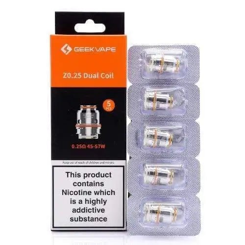 Geek Vape Z - Z Coils - 0.25 Ohm - PJW Vapes | Glasgow Vape Wholesaler