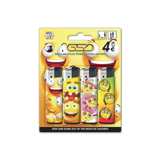 GSD - Lighter Pack Electronic Emoji - PJW Vapes | Glasgow Vape Wholesaler