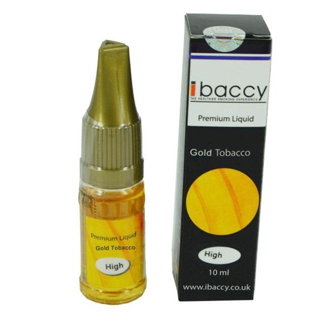 iBaccy - 10ML - Gold Tobacco - PJW Vapes | Glasgow Vape Wholesaler