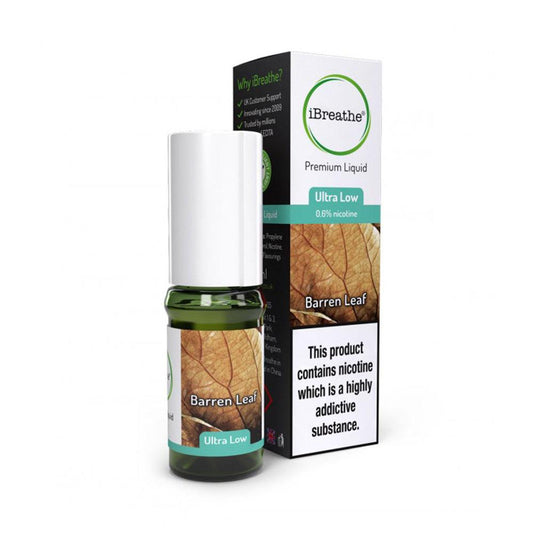 iBreathe - 10ml - Barren Leaf - PJW Vapes | Glasgow Vape Wholesaler