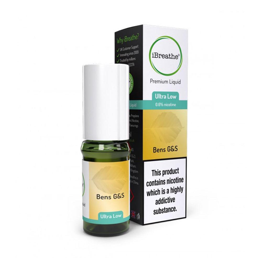 iBreathe - 10ml - Bens G&S - PJW Vapes | Glasgow Vape Wholesaler