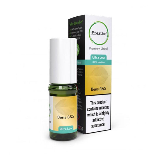 iBreathe - 10ml - Bens G&S - PJW Vapes | Glasgow Vape Wholesaler