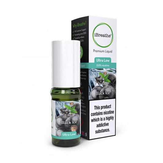 iBreathe - 10ml - Black Ice - PJW Vapes | Glasgow Vape Wholesaler