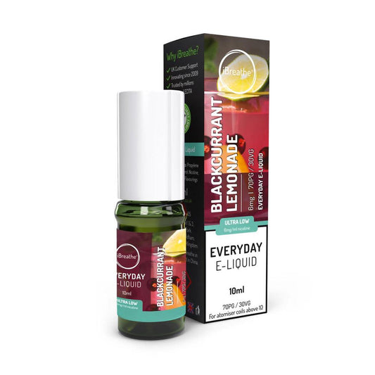 iBreathe - 10ml - Blackcurrant Lemonade - PJW Vapes | Glasgow Vape Wholesaler