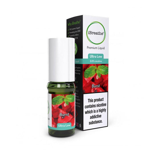 iBreathe - 10ml - Burst - PJW Vapes | Glasgow Vape Wholesaler