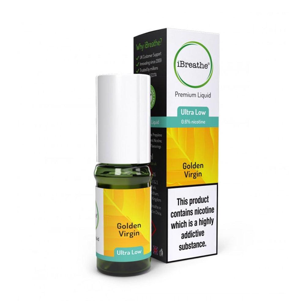 iBreathe - 10ml - Golden Virgin - PJW Vapes | Glasgow Vape Wholesaler